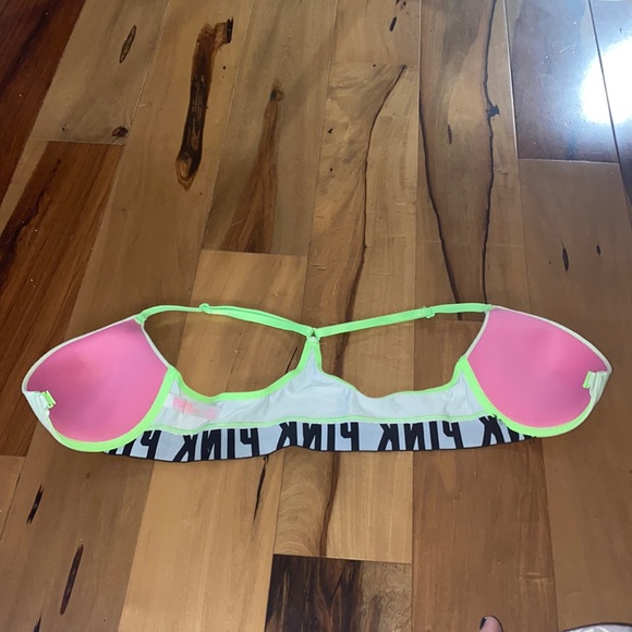 NWOT- VICTORIAS SECRET PINK RACERBACK FRONT CLASP CLOSURE BRA - SIZE 34C - Picture 4 of 6